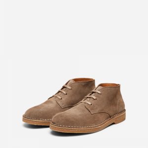 SELECTED homme suede boot almondine