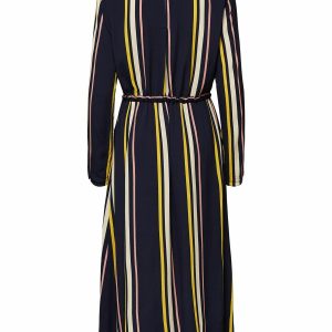 SELECTED femme ls ancle dress night sky/stripes