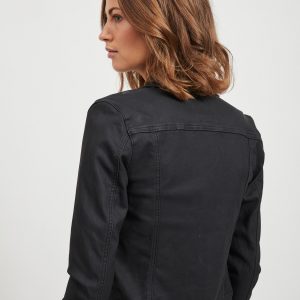 OBJECT coated jacket black
