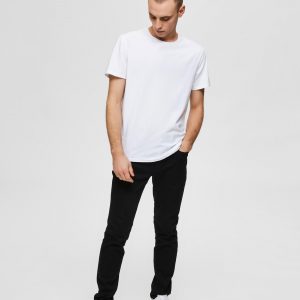 SELECYED homme ss o-neck tee bright white