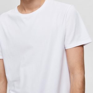 SELECYED homme ss o-neck tee bright white