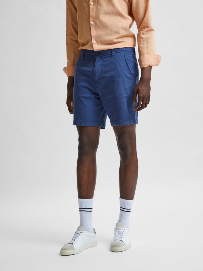 SELECTED homme shorts federal blue/mix navy
