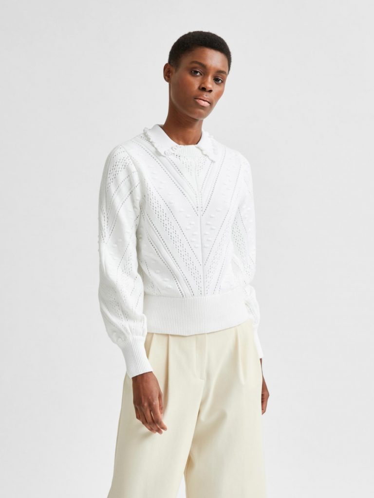 SELECTED femme knit white