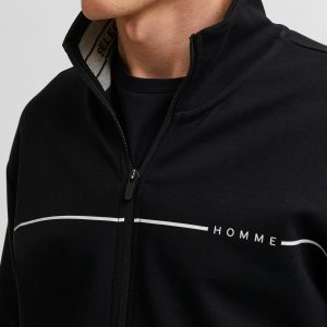 SELECTED homme sweat cardigan black