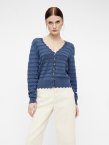 OBJECT knit cardigan ensign blue