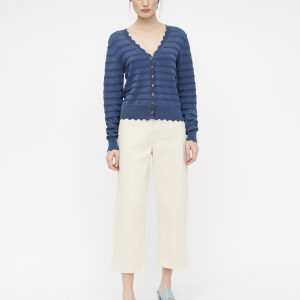 OBJECT knit cardigan ensign blue
