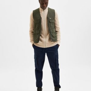 SELECTED homme utility gilet rosin