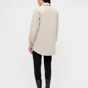 OBJECT long quilt jacket incence