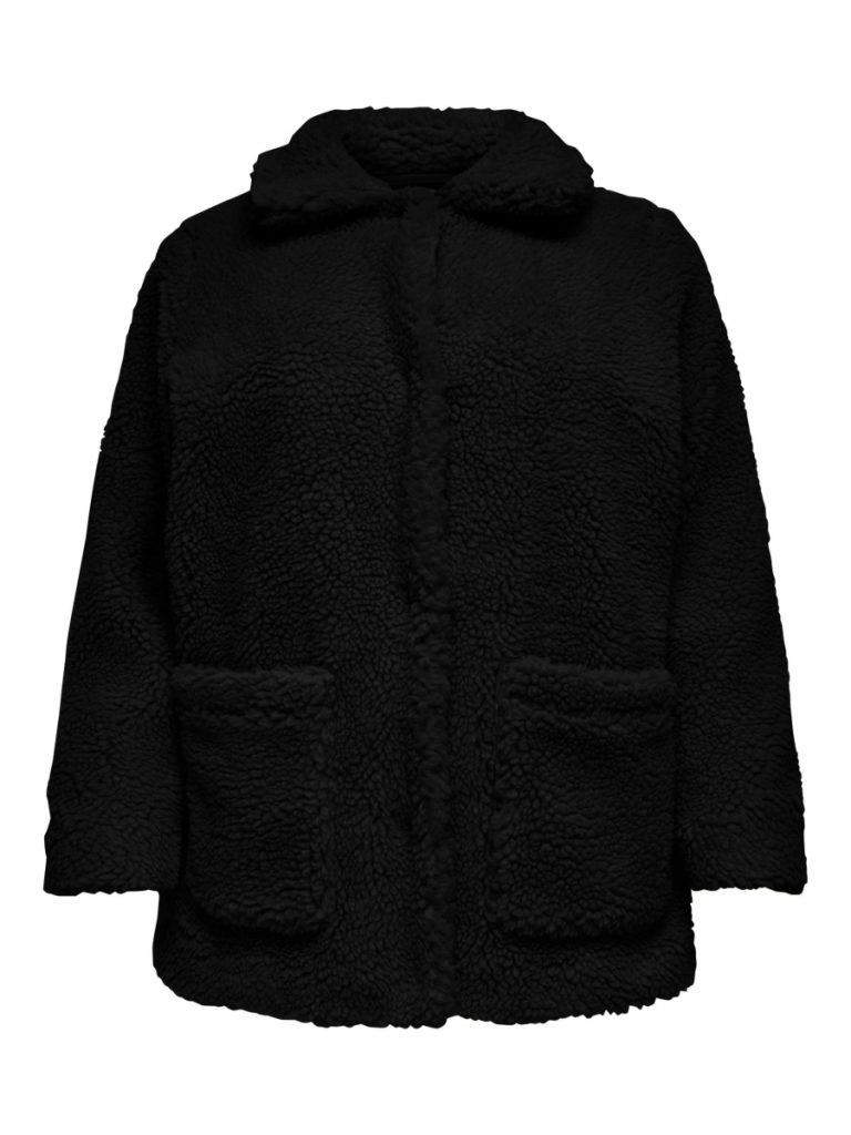 ONLY carmakoma sherpa jacket black