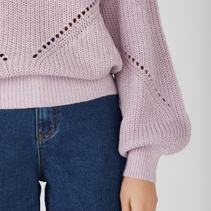 OBJECT l/S knit pullover orchid bloom