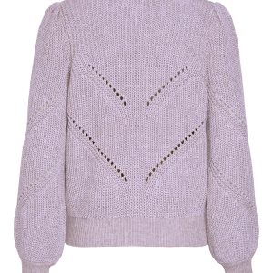 OBJECT l/S knit pullover orchid bloom