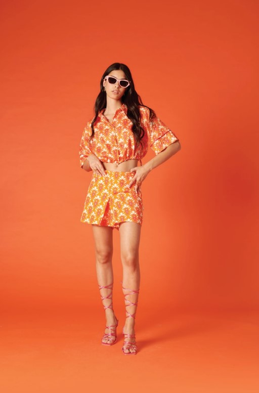 LE SARTE DEL SOLE shorts arancio