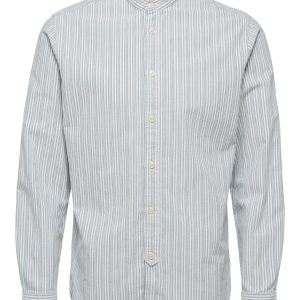 SELECTED homme shirt ls grey stripes
