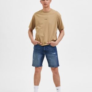 SELECTED homme short md blue dnm