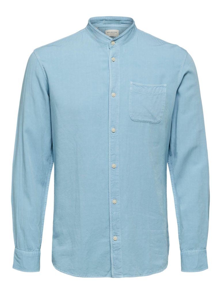 SELECTED homme china shirt cashmere blue
