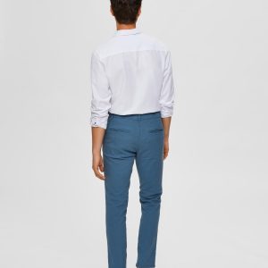 SELECTED homme structured pants blue shadow