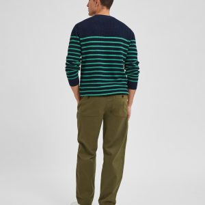 SELECTED homme loose pant winter moss