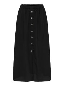 ONLY carmakoma button skirt black