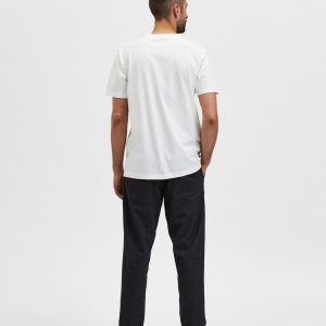 SELECTED homme ss o-neck tee cloud dancer
