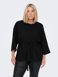 ONLY carmakoma 3/4 top with belt black