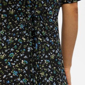 OBJECT 2/4 dress black abstract flower