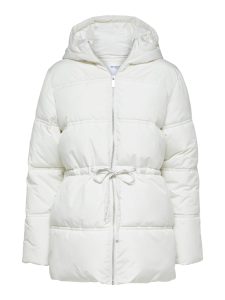 SELECTED femme puffer jacket creme