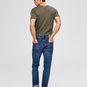 SELECTED homme straight jeans denim medium blue