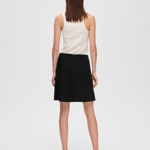 SELECTED femme hw mini skirt black