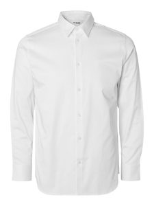 SELECTED homme shirt ls classic bright white