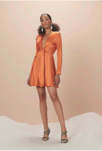 Pia B. concept abito arancio