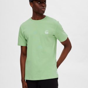 SELECTED homme ss tee quiet green