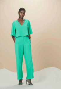 Pia B. concept pantalone emerald