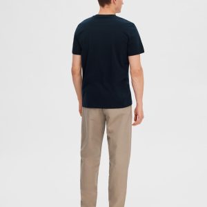 SELECTED homme ss à-neck tee sky captain